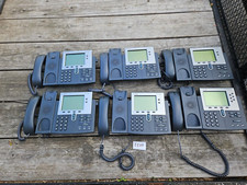 6 Cisco IP VOIP Phone System 7942 Lot Telephone 2E20