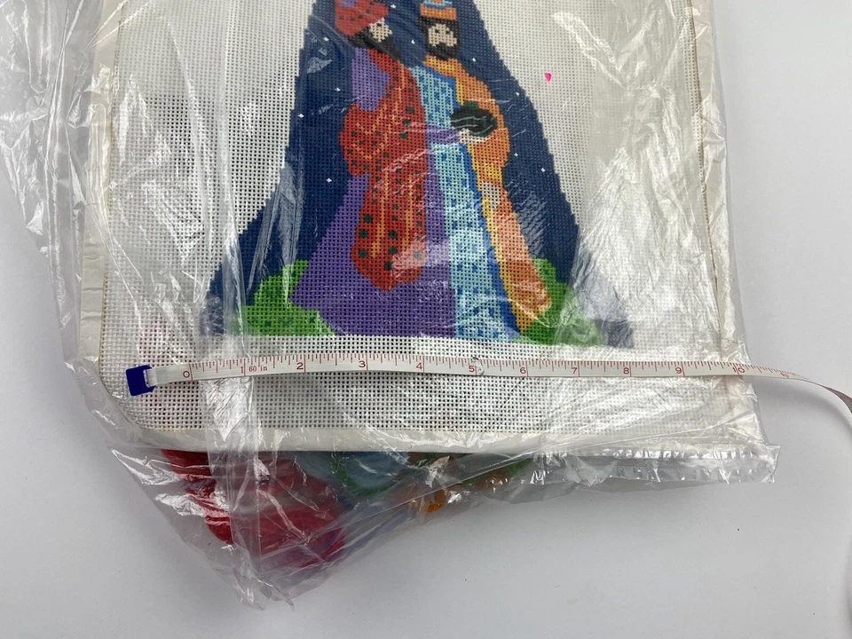 Unbranded Needlepoint Tapestry Canvas Two  Wisemen 9in By 8in 13 Count LP-036-C - Image 4 of 4