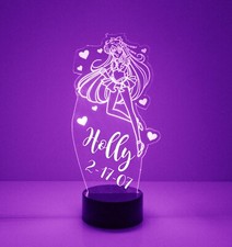 Anime Night Lamp LED, With Remote, Personalized Free,16 Color Light Up Gift
