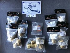 12- Durst 1/2" x 3/4" Sharkbite Style (Push-Fit) Push to Connect LF Brass   0809