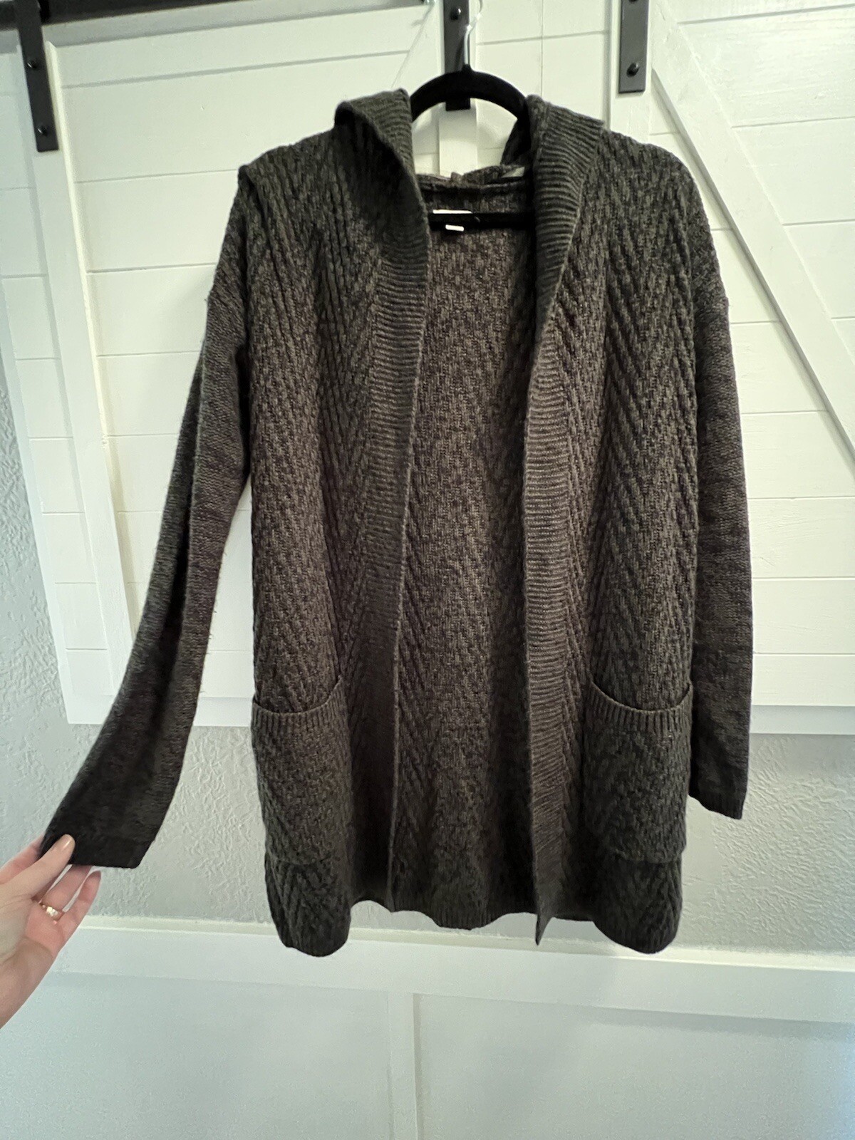 merona hooded cardigan