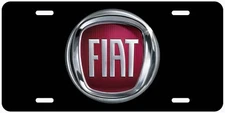 Fiat Aluminum Novelty Tag Car License Plate