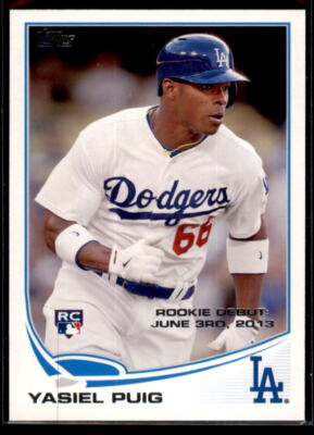 2013 Topps Update  Yasiel Puig RD #US330 Los Angeles Dodgers