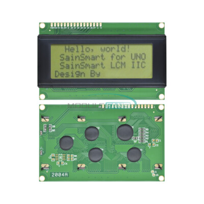 2PCS 204 20x4 2004 Character LCD Display Module 2004 LCD Yellow Green Blacklight