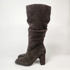 Boho Suede Boots 6.5 Cottagecore Southwestern Quite Luxury Feminine Square Toe