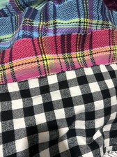 3 Pre-ownd CASHMERE Plaid Scarves Warm Winter Check Scarf