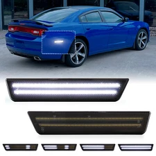 LED Bumper Rear Side Marker Lights Lamp For 08-14 Dodge Challenger 11-14 Charger
