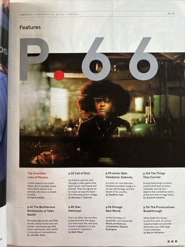Wired Magazine July/Aug. 2022 NEVER GROW UP - TAIKA WAITITI - Picture 2 of 4