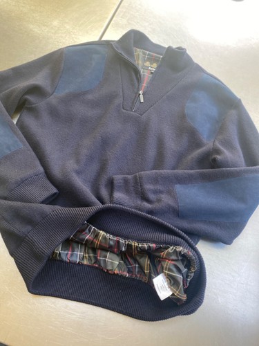 Barbour Storm Mens XXL 50in Blue Waterproof Merino Wool Lined Jumper Top - Picture 6 of 16
