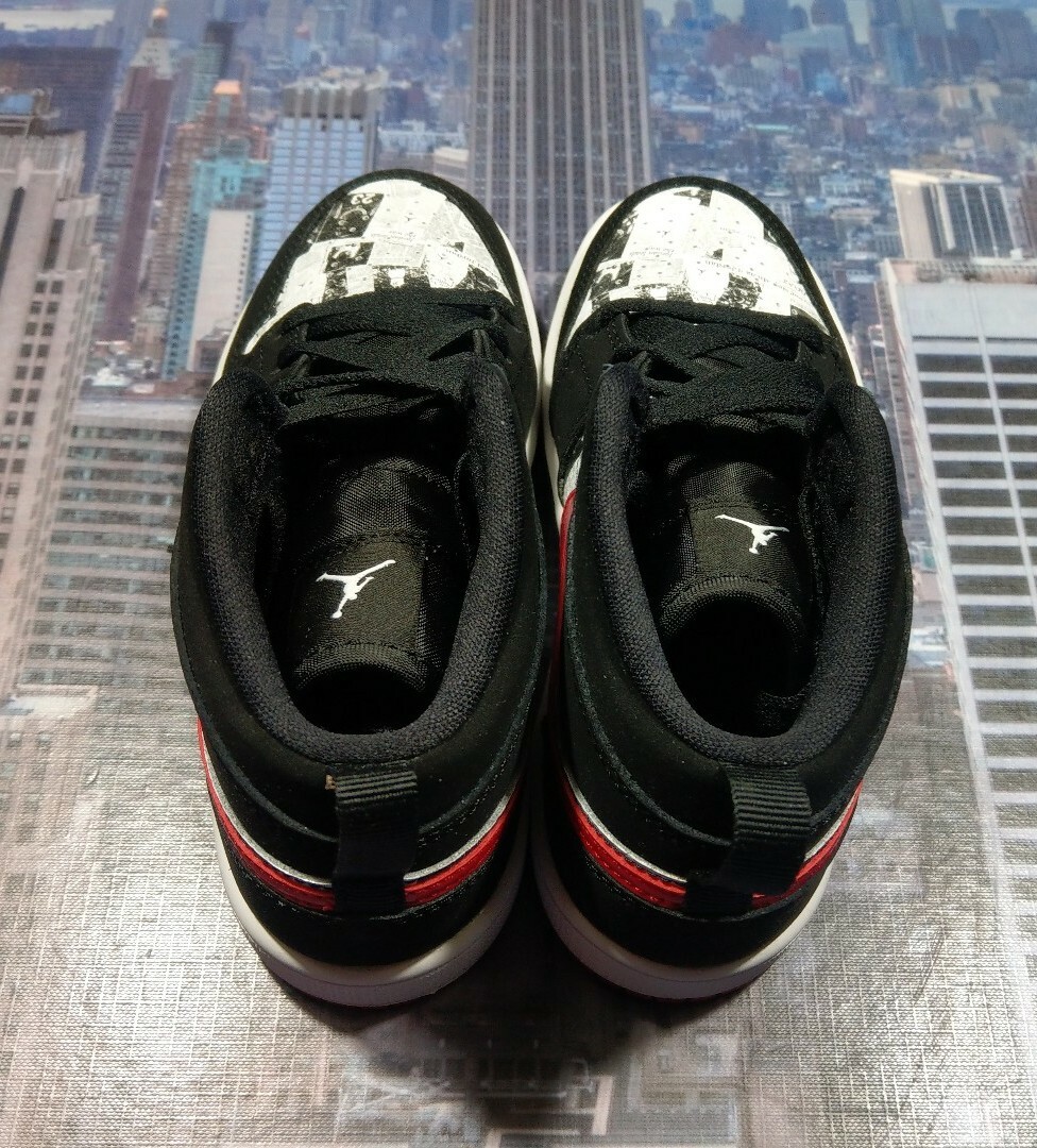 Nike Air Jordan 1 Mid SE Newspaper Air Times PS PreSchool Size 13c