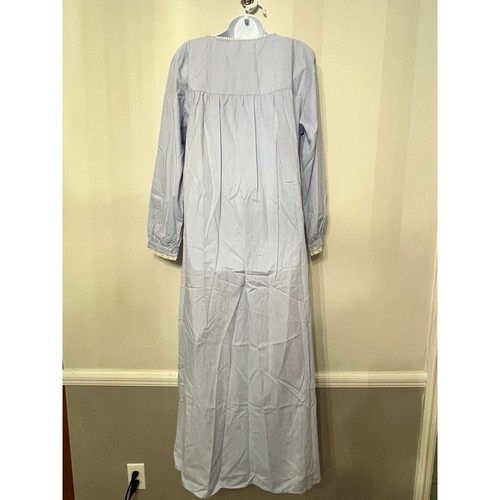 Victoria's Secret Nightgown Country Cotton Prairie Cottage Granny Peasant M Vtg - Picture 5 of 10