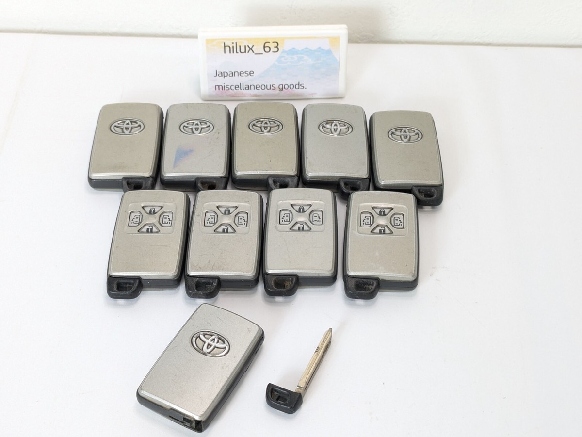 Toyota genuine smart key 4 button type slide Noah Voxy 10 set