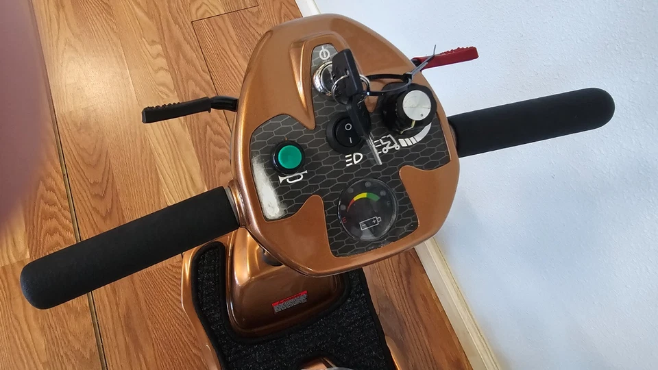 Scooter plegable manual EV Rider Transport M - Cobre - CAJA ABIERTA Foto 4 de 4