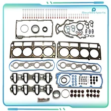 Head Gasket Set & Head Bolts Kit Lower Gasket Set 09 For Chevrolet Express 4.8L