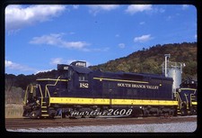 (W) ORIG TRAIN SLIDE-SOUTH BRANCH VALLEY (SBVR)  182  ROSTER