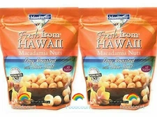2 Packs MacFarms Dry Roasted Macadamia Nuts With Sea Salt From Hawaii 24 oz Each