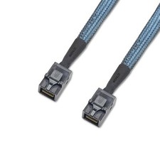 High Performance HD Mini SAS SFF-8643 to SFF-8643 Cable Digital Black Cord 2 ...