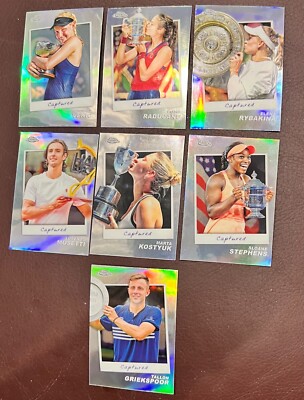 2024 Topps Chrome Tennis Debut Edition - CAPTURED Insert Set Builder! You Pick!