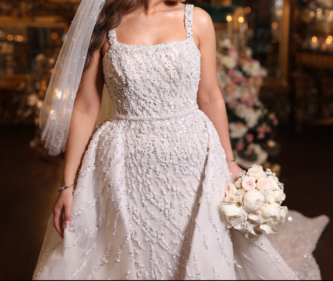 ivory color wedding dresses Ivory Wedding Dresses | Sleeveless Ivory Gown main image 1