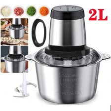 300W Electric Food Chopper Electric Stainless Steel Processor Meat Grinder Mixer