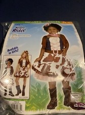 Halloween Costume Girl Rodeo Rider 3t-4t New