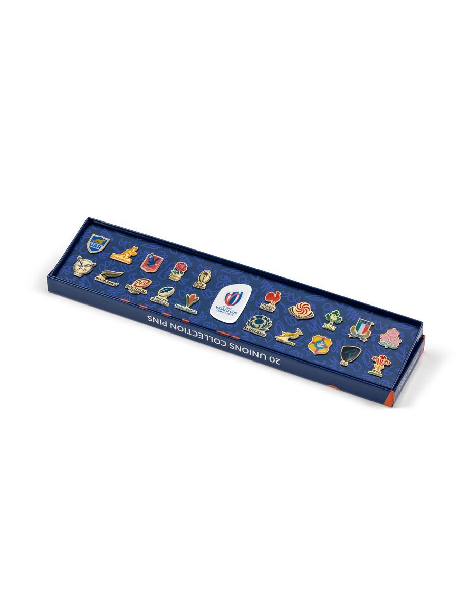 その他 RUGBY WORLD CUP 2023 20 COLLECTION PINS Rugby World Cup France 2023 20UNIONS COLLECTION Pin Official