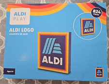ALDI Play ALDI Logo Brick Building Blocks Set 824 Piece Set Display New Sealed