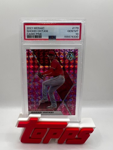 2021 PANINI MOSAIC SHOHEI OHTANI CAMO PINK PSA 10 🔥