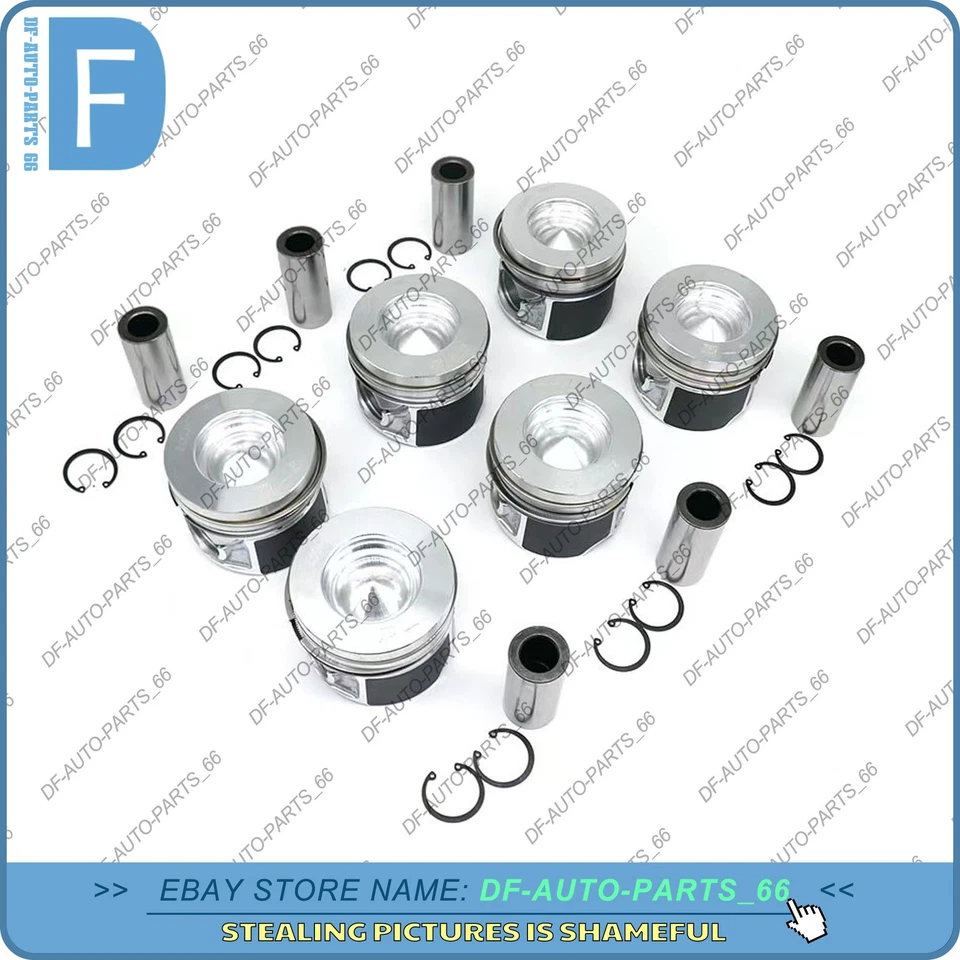 Juego de 6 anillos de pistón MAHLE Φ83,01+0,5 mm para VW Touareg Audi A4 A6 Q7 3,0T diésel Foto 3 de 4