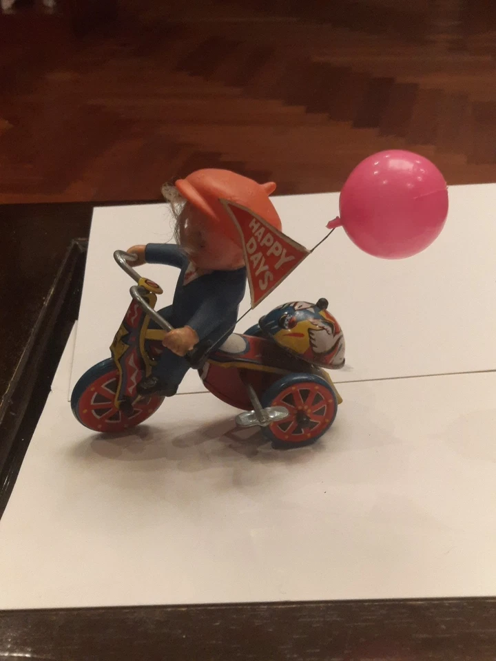 Giocattolo Vintage Triciclo In Latta  - Immagine 4 di 4