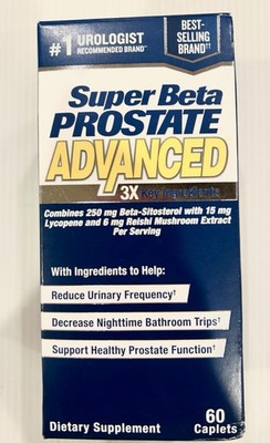 Super Beta Prostate Advanced Natural Berry Flavored 60 CT EXP 6/2026