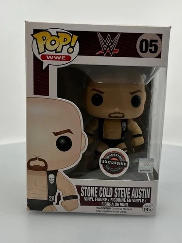 Funko POP! WWE Stone Cold Steve Austin #5 EB Games Exclusive NOT MINT