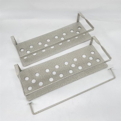 Uten 2 Stück Metall-Wandregale, 40 cm lange Wandregale mit Handtuchhalter, moder