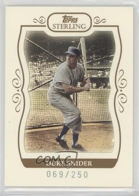 2008 Topps Sterling 69/250 Duke Snider #45 HOF 5tr