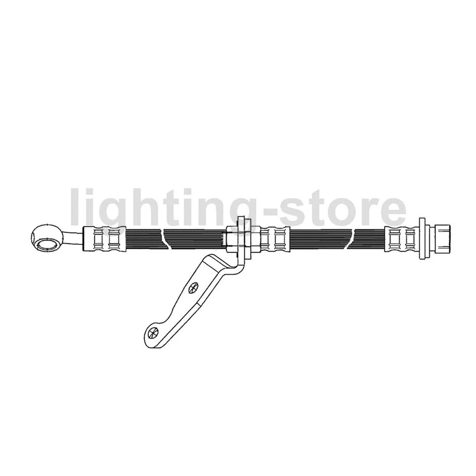 2 Front Brake Hydraulic Hose Brake Line Fits 2000 2001 1997 1998 1999 Honda CR-V - Изображение 4 из 4