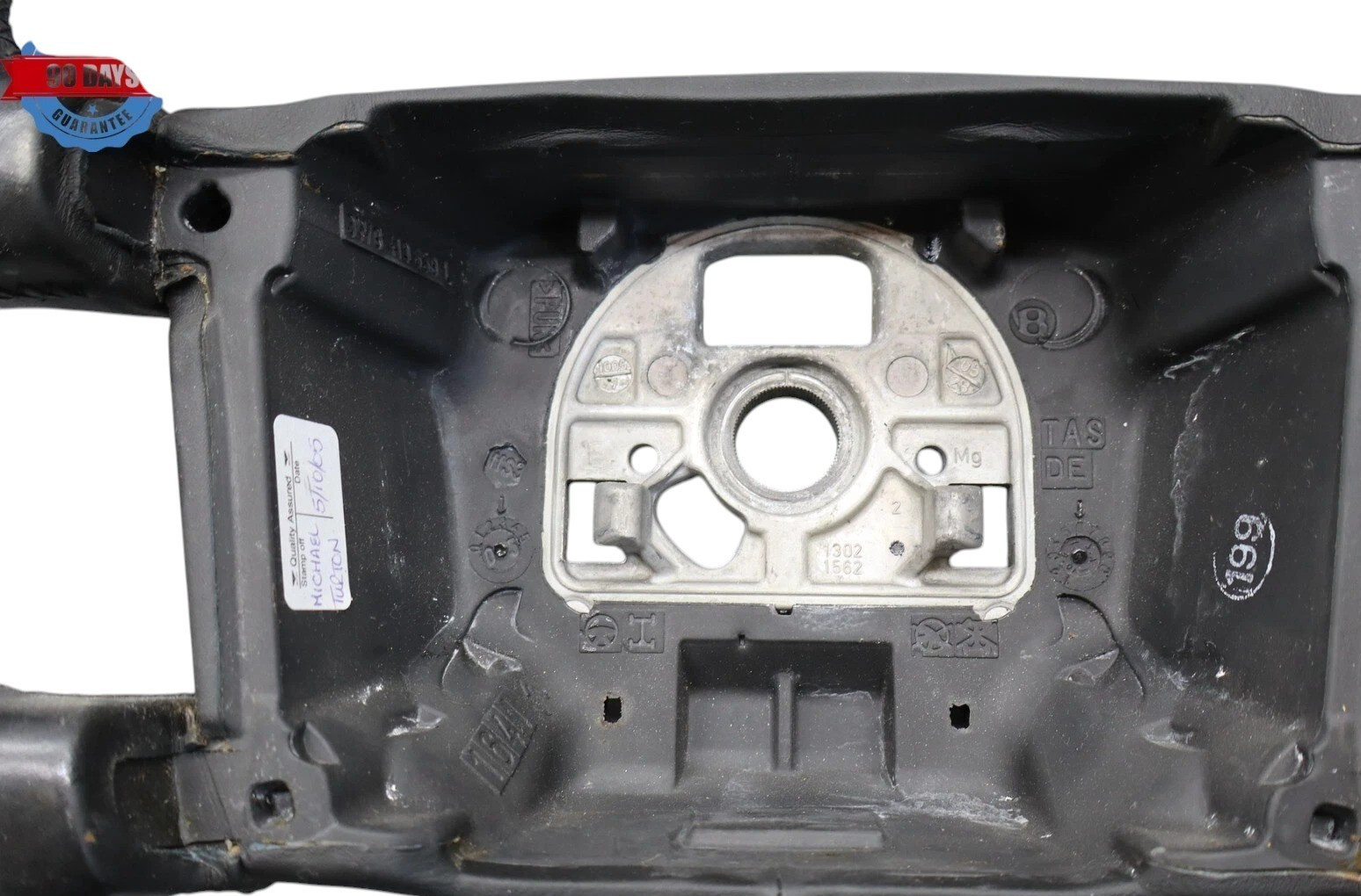 03-10 Bentley Continental GT Flying Spur Driver Power Steering Wheel Black Oem