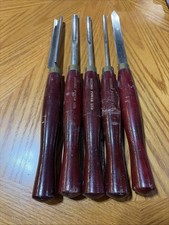 5 RECORD POWER LTD Wood Turning Lathe Chisels Tools