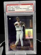 PSA 9 - 1994 Upper Deck MICHAEL JORDAN Next Gen Electric Diamond #8