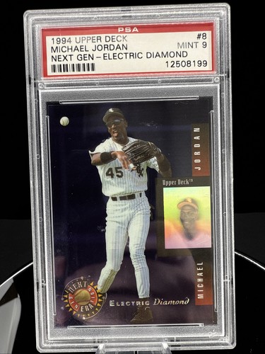 PSA 9 - 1994 Upper Deck Michael Jordan Next Gen Electric Diamond #8 - Bild 1 von 2