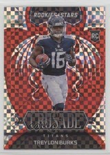2022 Panini Rookies & Stars Crusade Red Plaid Prizm Treylon Burks #CR-19 0e01