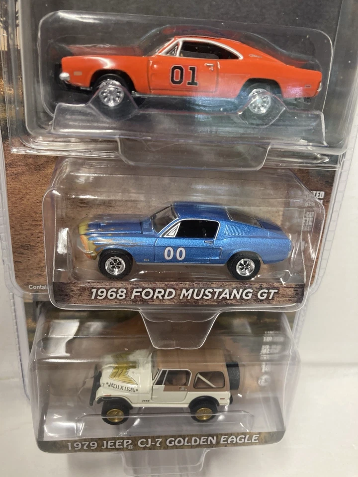 General Lee Daisys Jeep 00 Mustang All 3 Save Shipping Dukes of Hazzard diecast - Image 4 of 4