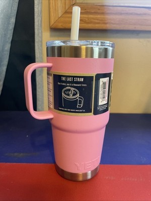 YETI Rambler 25oz Mug with Straw Lid - Power Pink BRAND NEW | eBay