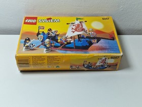 Lego vintage System Castle 6057 Sea Serpent, with box and instructions