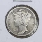 1939-S  90% Silver Mercury Dime Circulated  Condition  As Pictured