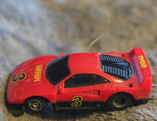 1991 TYCO 3 RED TOTAL CONTROL RACING TCR FERRARI HO SCALE SLOT CAR