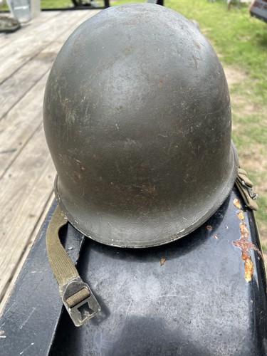 US Military M1 Helmet Front Seam Swivel Bale NO LINER