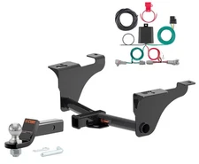 Curt Class 3 Trailer Hitch Tow Package w/ 2" Loaded Ball for Subaru Legacy Sedan