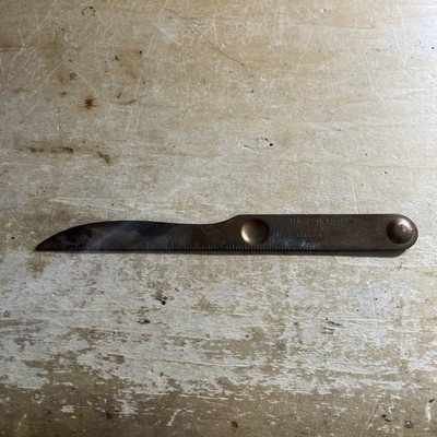 Vintage Copper Knife Advertisement The Dehler Press Printers Syracuse NY