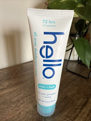Clean & Fresh All Over Whole Body Deodorant Cream for Women and Men, Aluminum...