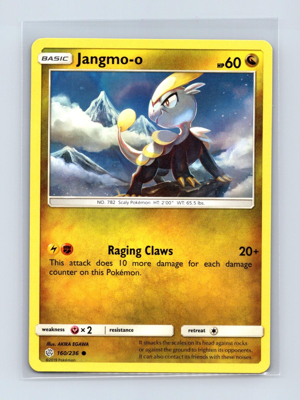 Jangmo-o 160/236 Common Cosmic Eclipse Pokemon Lightly Played